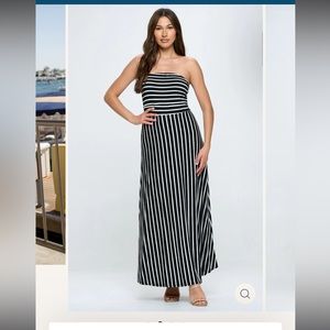 West Kei black and white maxi dress.